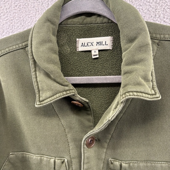 Alex Mill Fleece Utility Jacket in Thyme | Men’s Medium - Picture 9 of 12